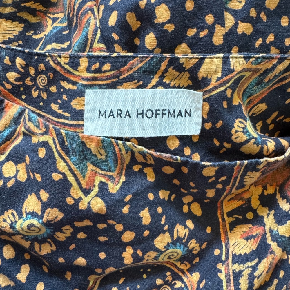 Mara Hoffman Floral Print Maxi Skirt - Orange and Brown - Picture 8 of 10